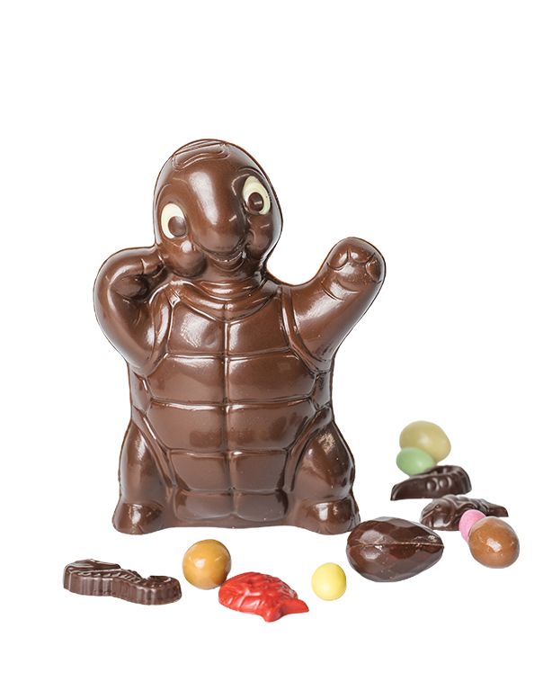 [220316_4342] Les grosses bêtes - Karen chocolat (Hurlu la tortue - lait - garnie 135 gr)