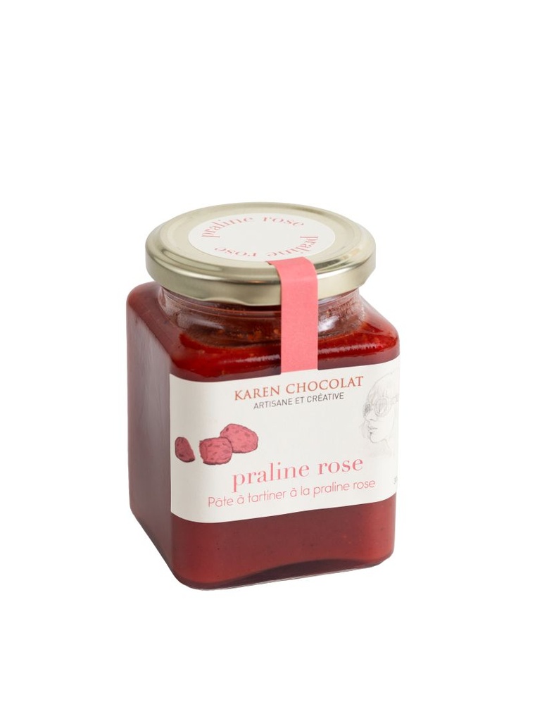 Pâte à Tartiner à la Praline Rose de Lyon – KAREN CHOCOLAT