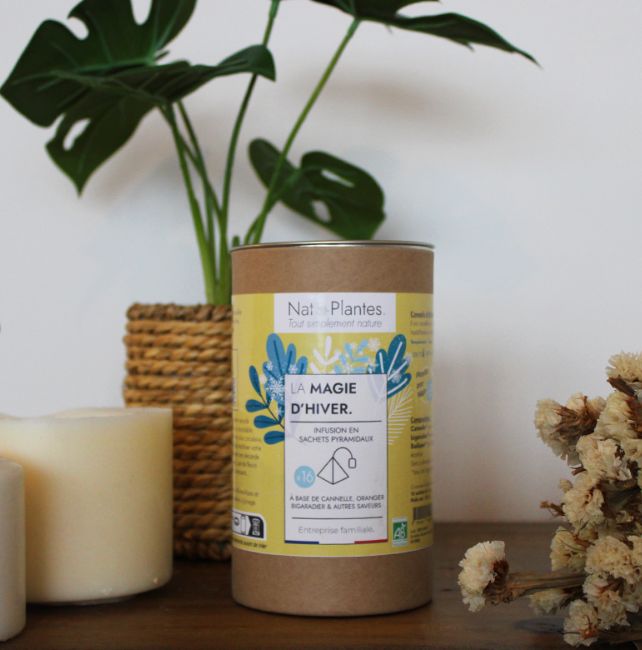 Infusion sachets pyramidaux "La magie d'hiver"